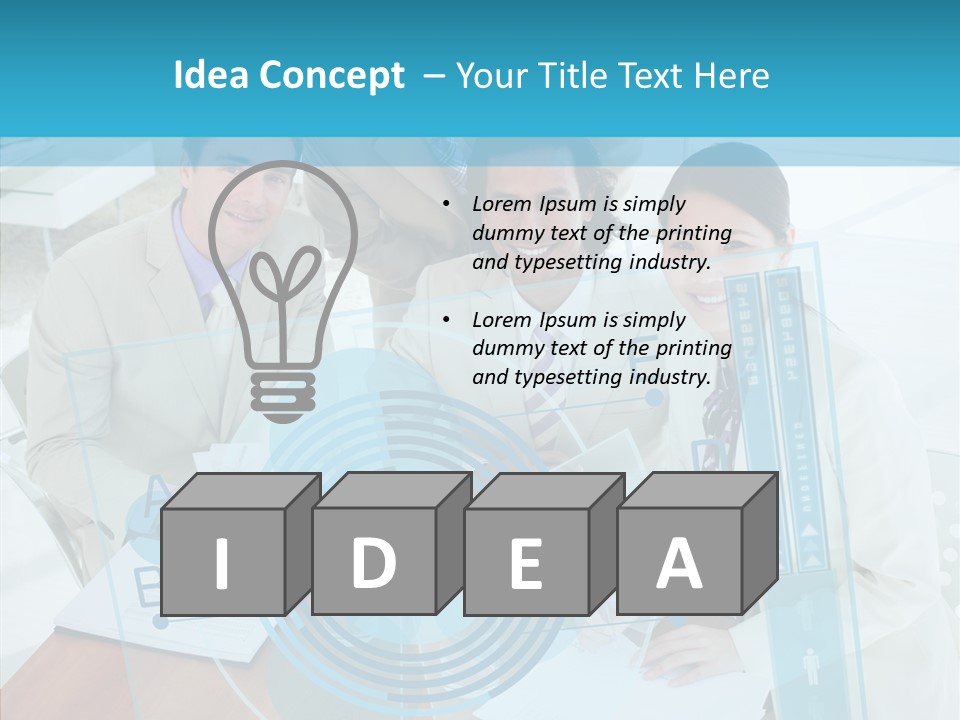 Digital Coworkers Staff PowerPoint Template