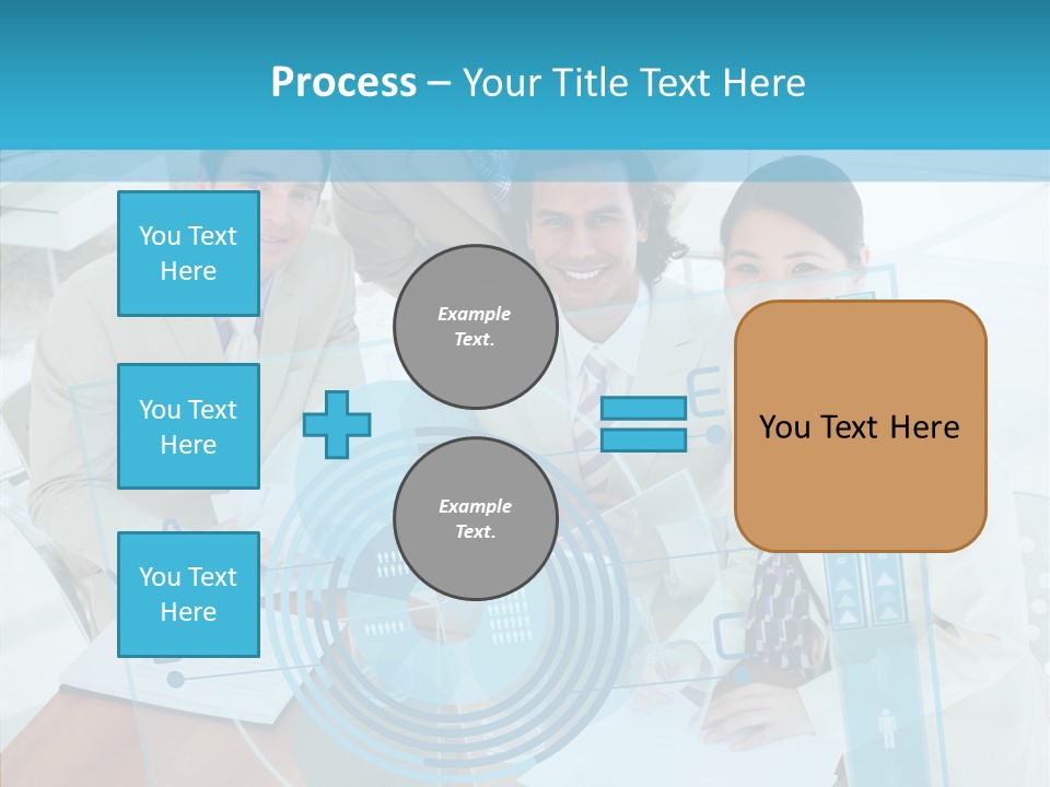 Digital Coworkers Staff PowerPoint Template