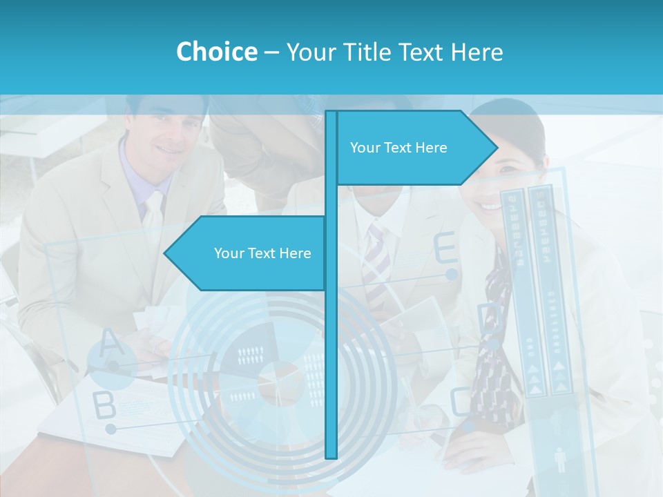 Digital Coworkers Staff PowerPoint Template
