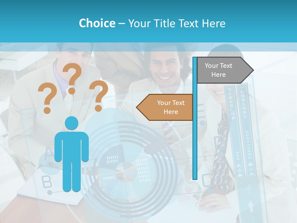 Digital Coworkers Staff PowerPoint Template