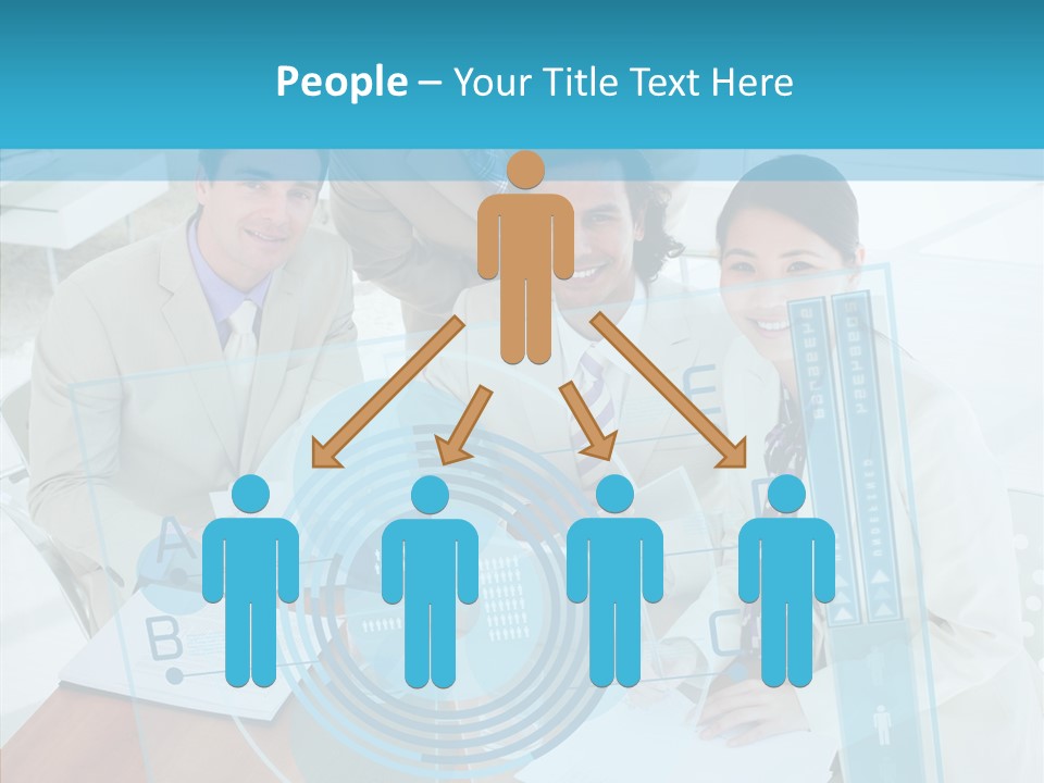 Digital Coworkers Staff PowerPoint Template