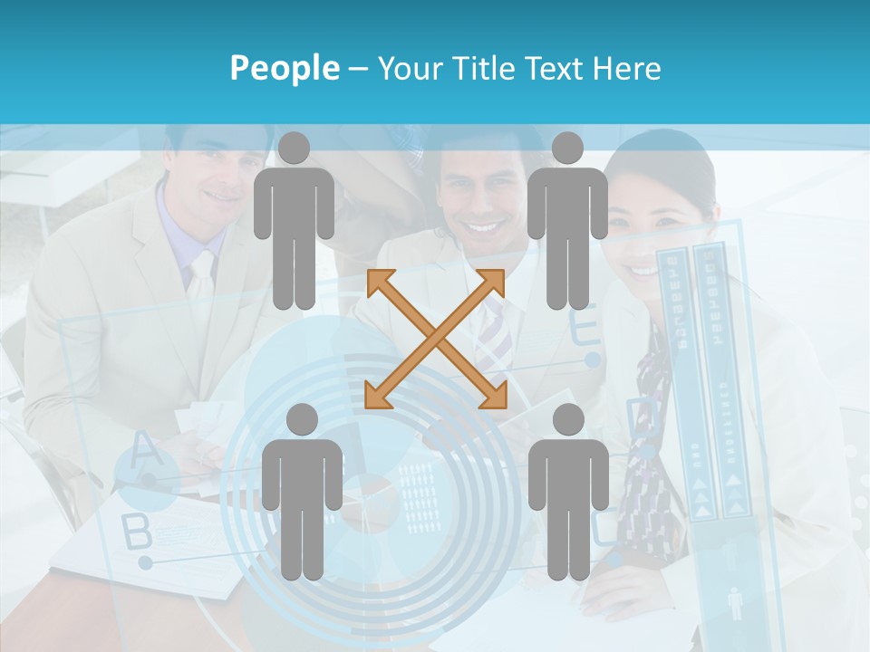 Digital Coworkers Staff PowerPoint Template