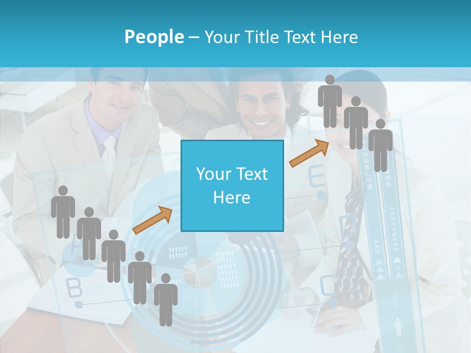 Digital Coworkers Staff PowerPoint Template