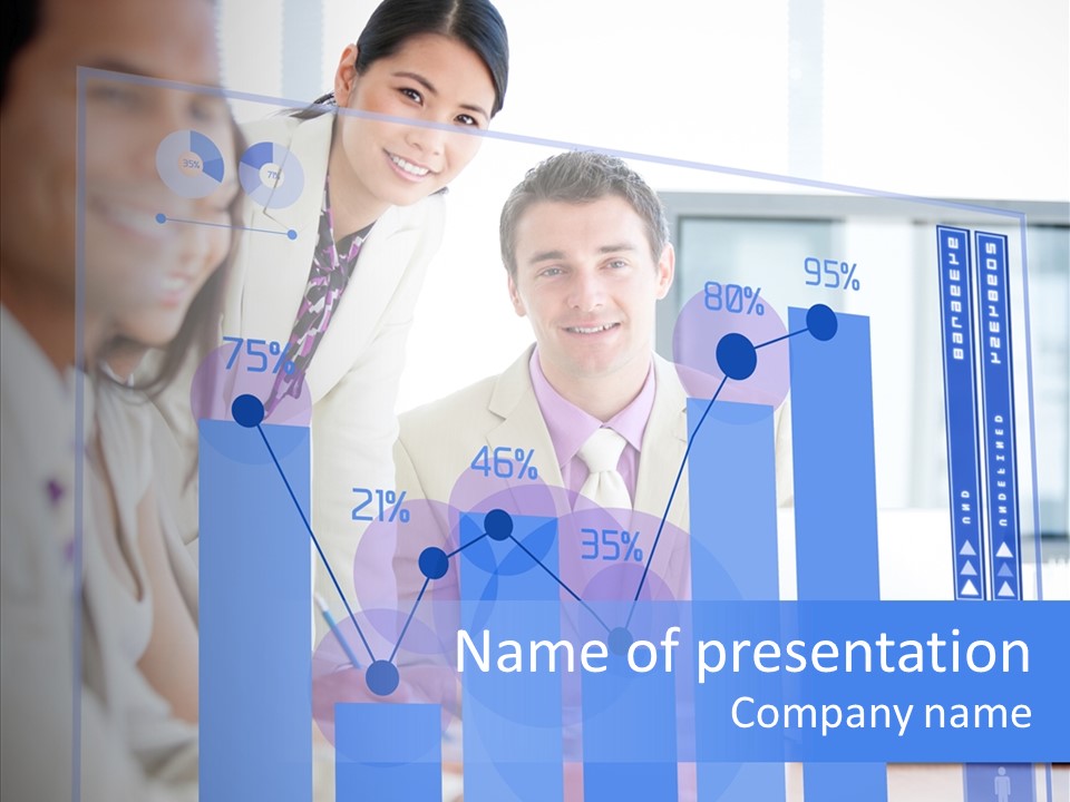 Meeting Futuristic Smiling PowerPoint Template