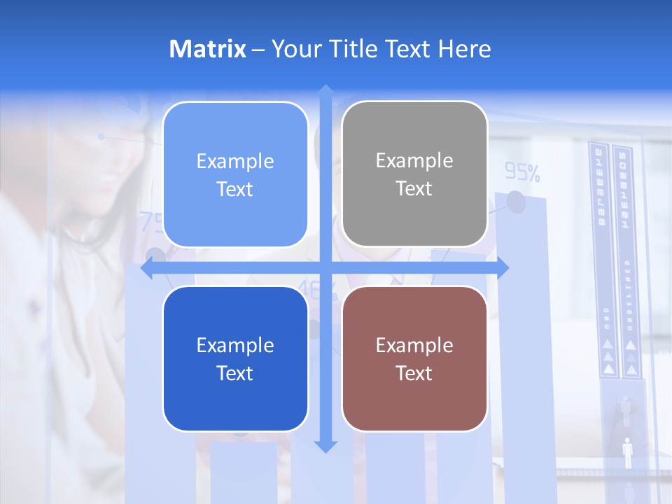 Meeting Futuristic Smiling PowerPoint Template