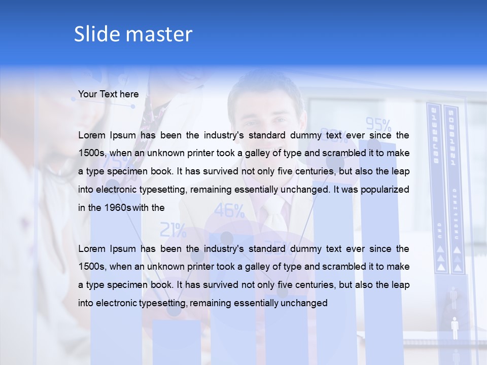 Meeting Futuristic Smiling PowerPoint Template