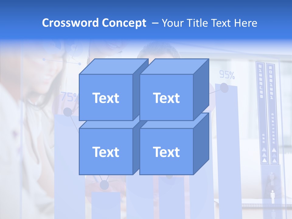 Meeting Futuristic Smiling PowerPoint Template