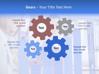 Meeting Futuristic Smiling PowerPoint Template