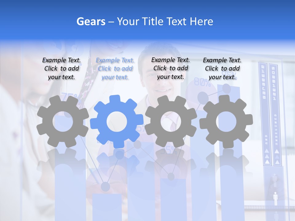 Meeting Futuristic Smiling PowerPoint Template