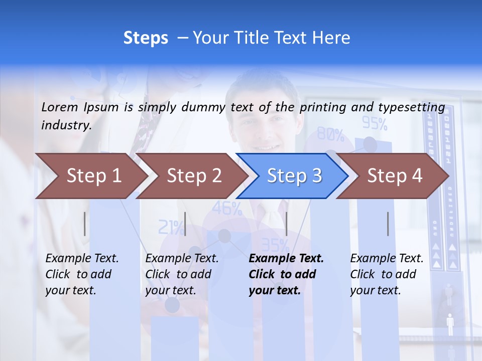 Meeting Futuristic Smiling PowerPoint Template