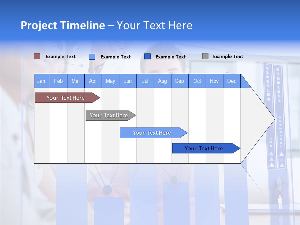 Meeting Futuristic Smiling PowerPoint Template