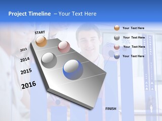 Meeting Futuristic Smiling PowerPoint Template