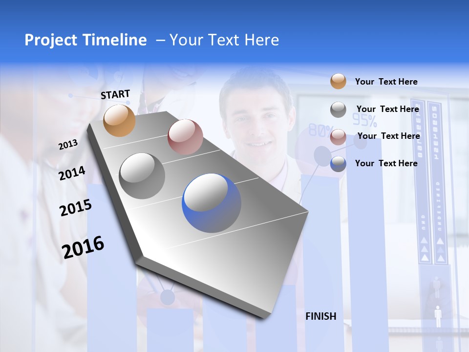 Meeting Futuristic Smiling PowerPoint Template