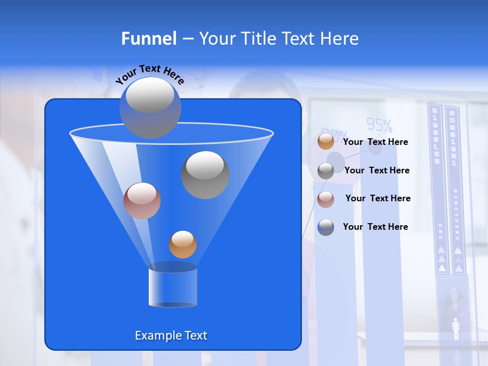 Meeting Futuristic Smiling PowerPoint Template
