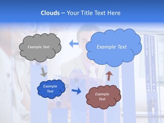 Meeting Futuristic Smiling PowerPoint Template