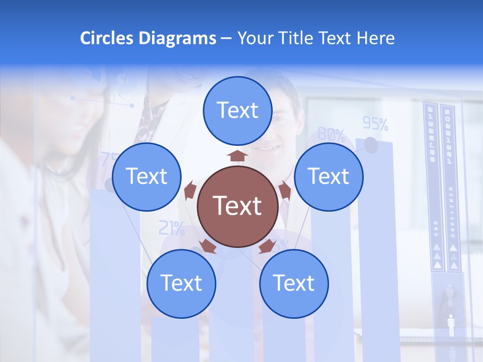 Meeting Futuristic Smiling PowerPoint Template