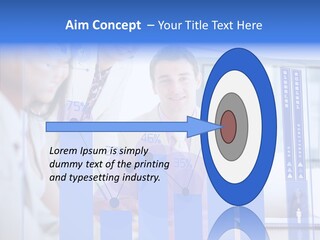 Meeting Futuristic Smiling PowerPoint Template