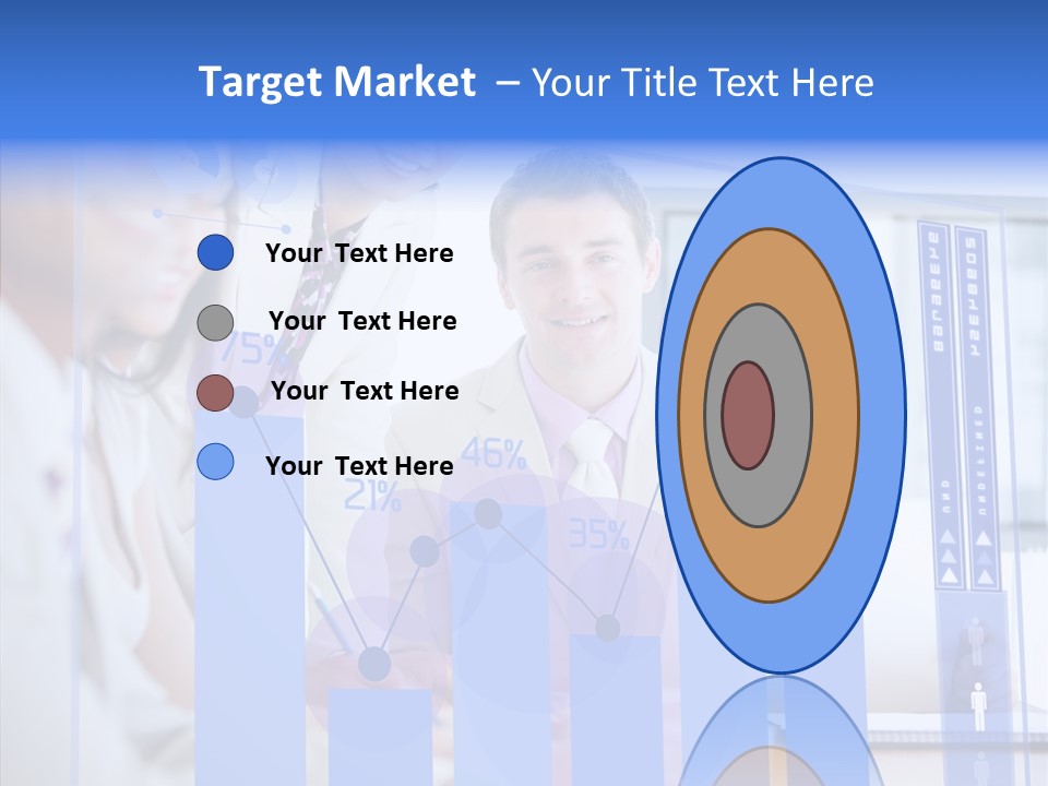 Meeting Futuristic Smiling PowerPoint Template