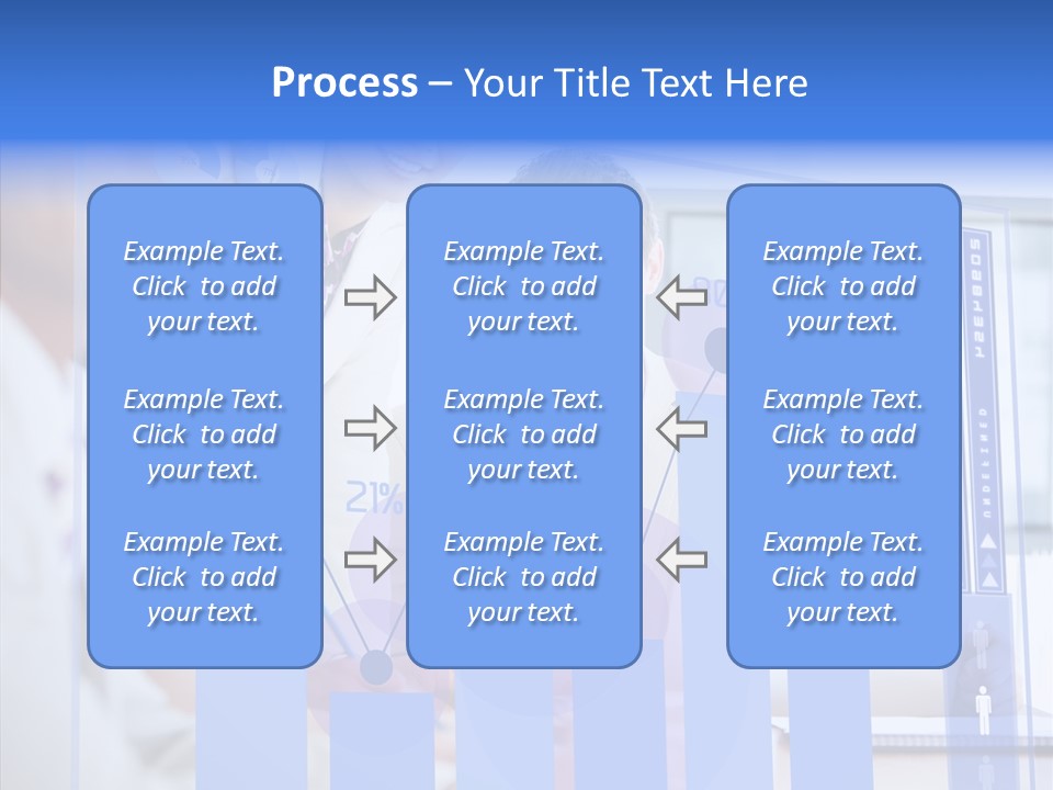 Meeting Futuristic Smiling PowerPoint Template