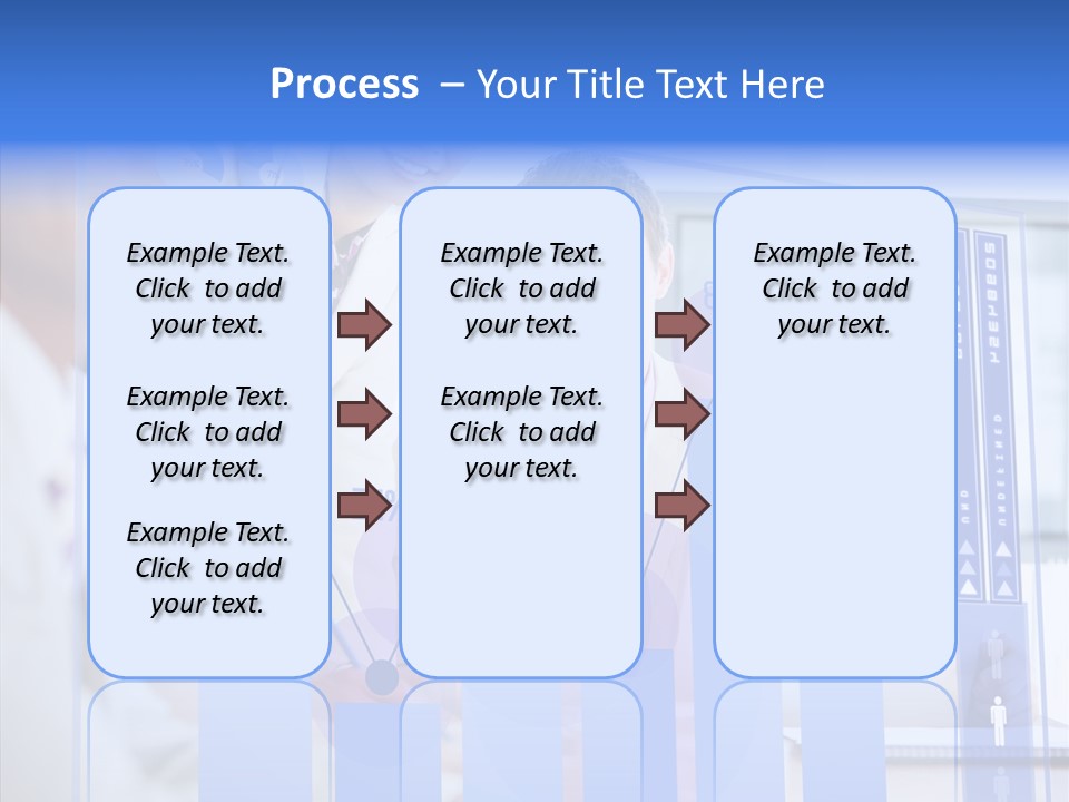 Meeting Futuristic Smiling PowerPoint Template