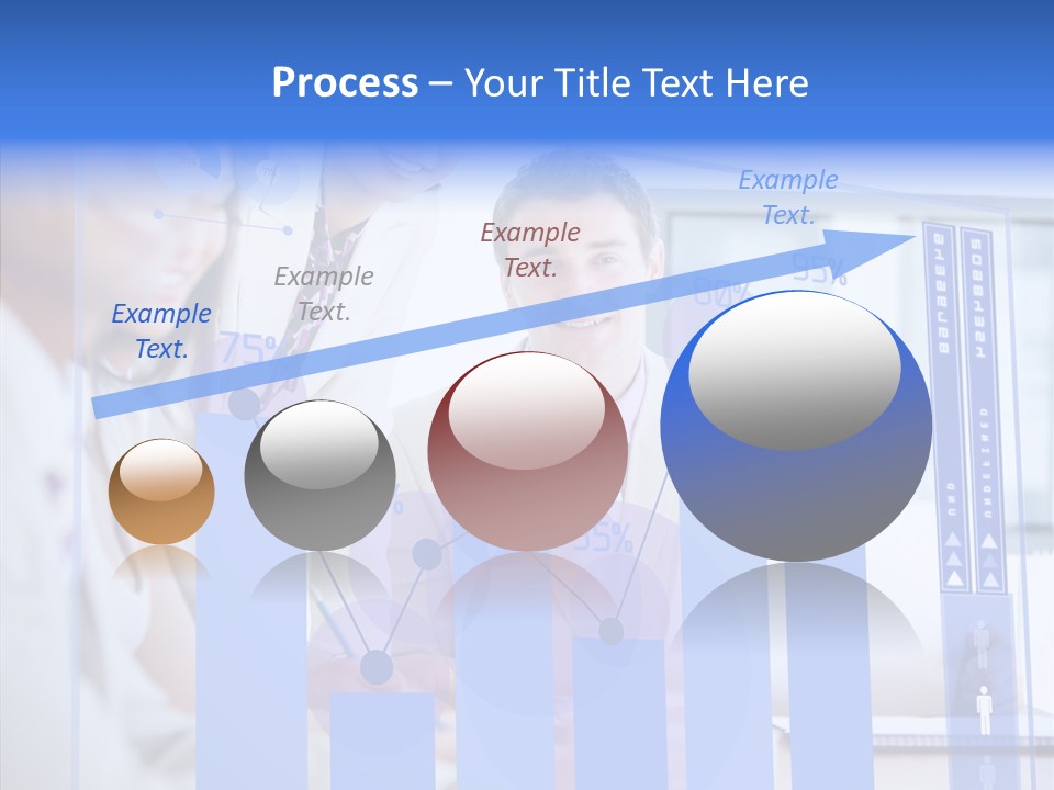 Meeting Futuristic Smiling PowerPoint Template