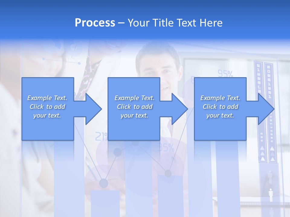 Meeting Futuristic Smiling PowerPoint Template