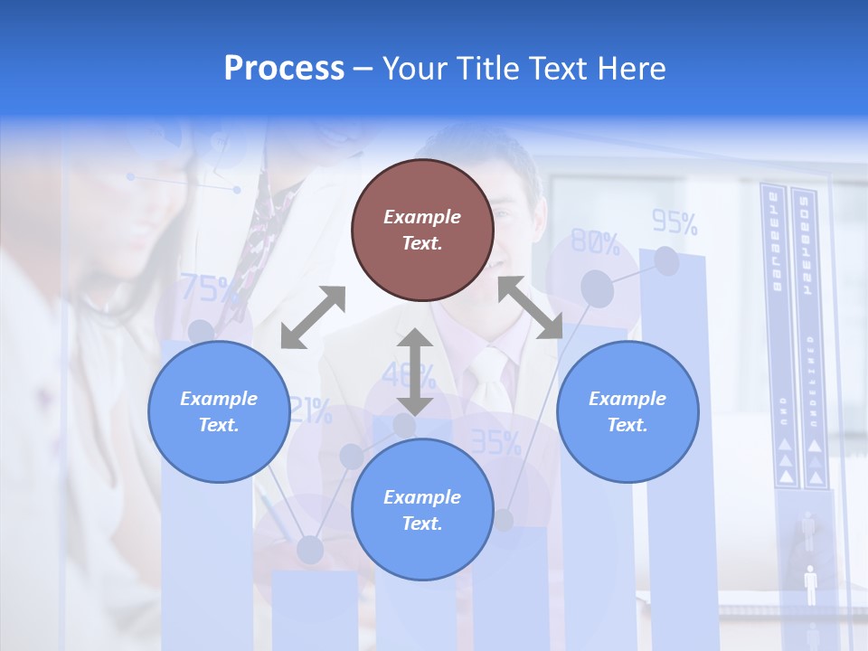 Meeting Futuristic Smiling PowerPoint Template
