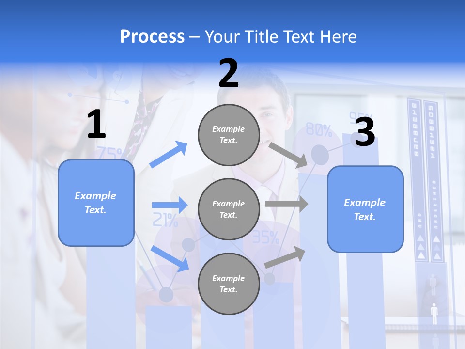 Meeting Futuristic Smiling PowerPoint Template