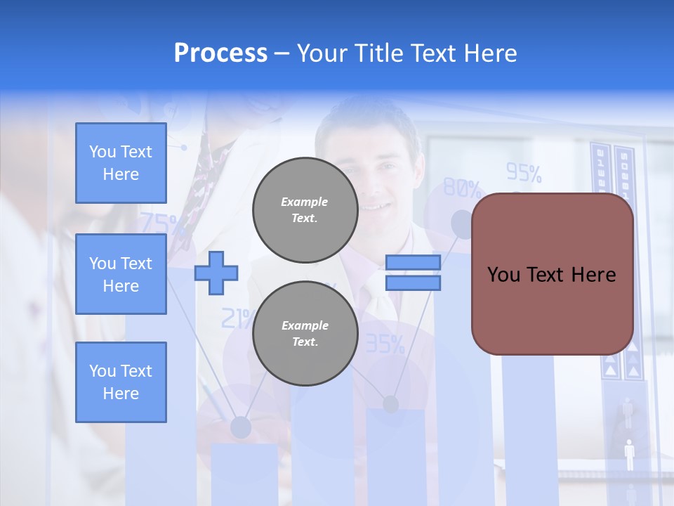 Meeting Futuristic Smiling PowerPoint Template