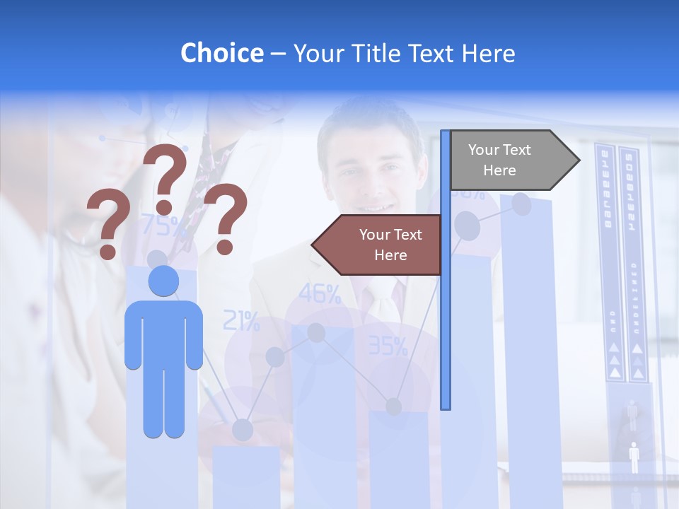 Meeting Futuristic Smiling PowerPoint Template