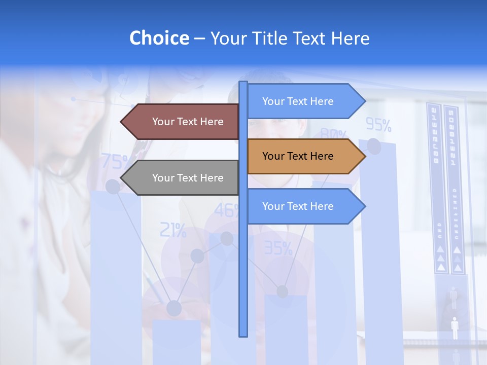 Meeting Futuristic Smiling PowerPoint Template