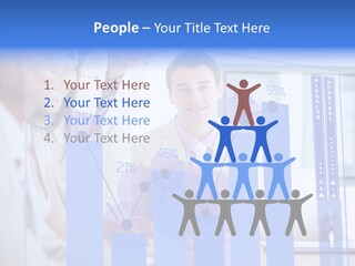 Meeting Futuristic Smiling PowerPoint Template