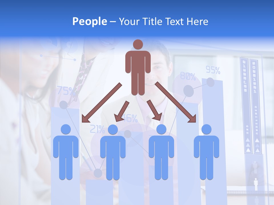 Meeting Futuristic Smiling PowerPoint Template