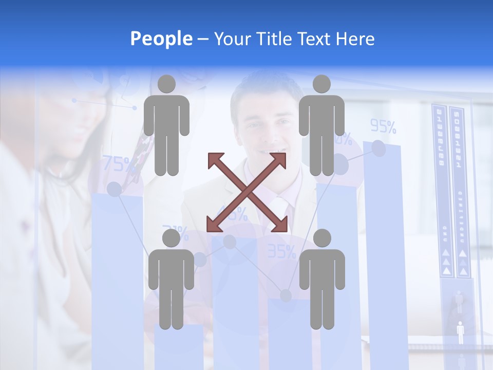 Meeting Futuristic Smiling PowerPoint Template