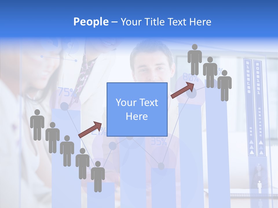 Meeting Futuristic Smiling PowerPoint Template