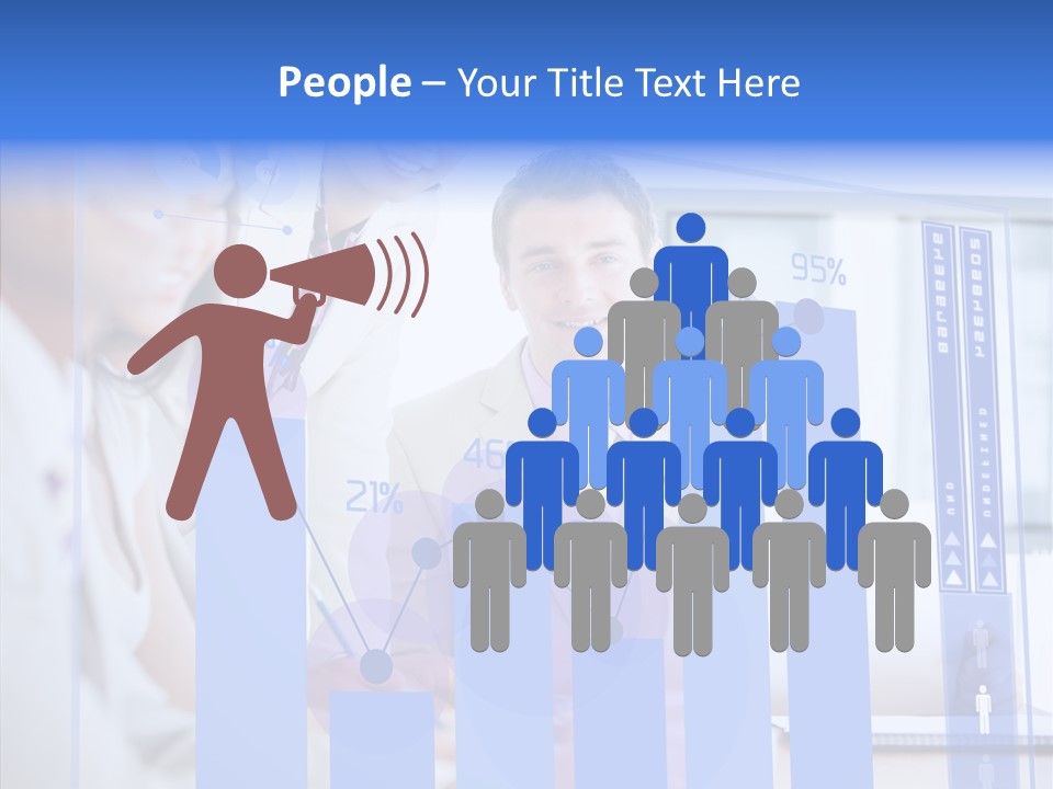 Meeting Futuristic Smiling PowerPoint Template