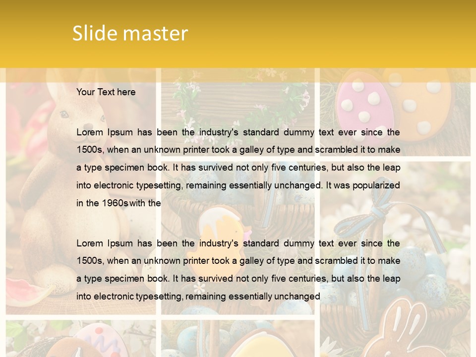 Flowers Bakery Nobody PowerPoint Template