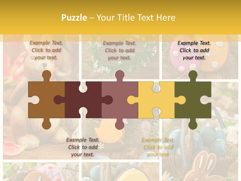 Flowers Bakery Nobody PowerPoint Template