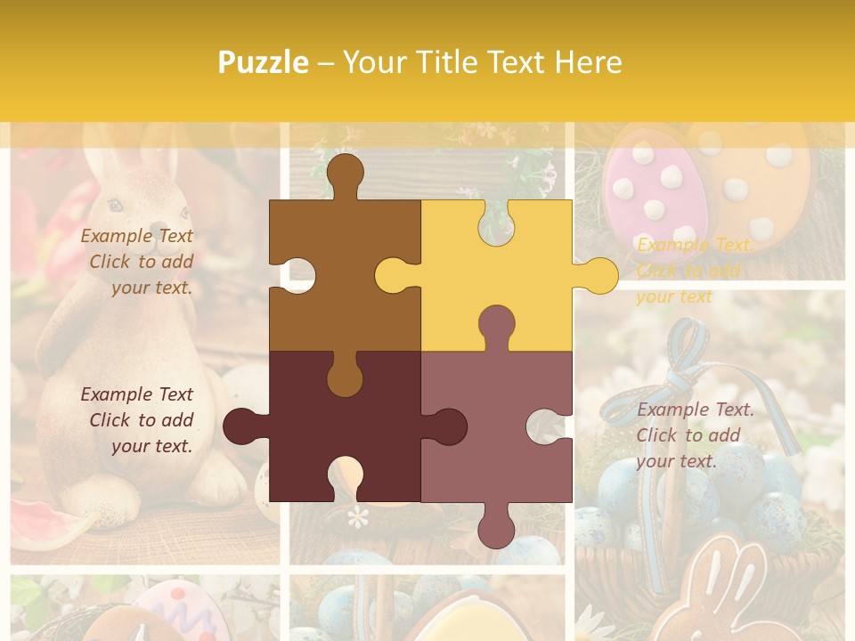 Flowers Bakery Nobody PowerPoint Template