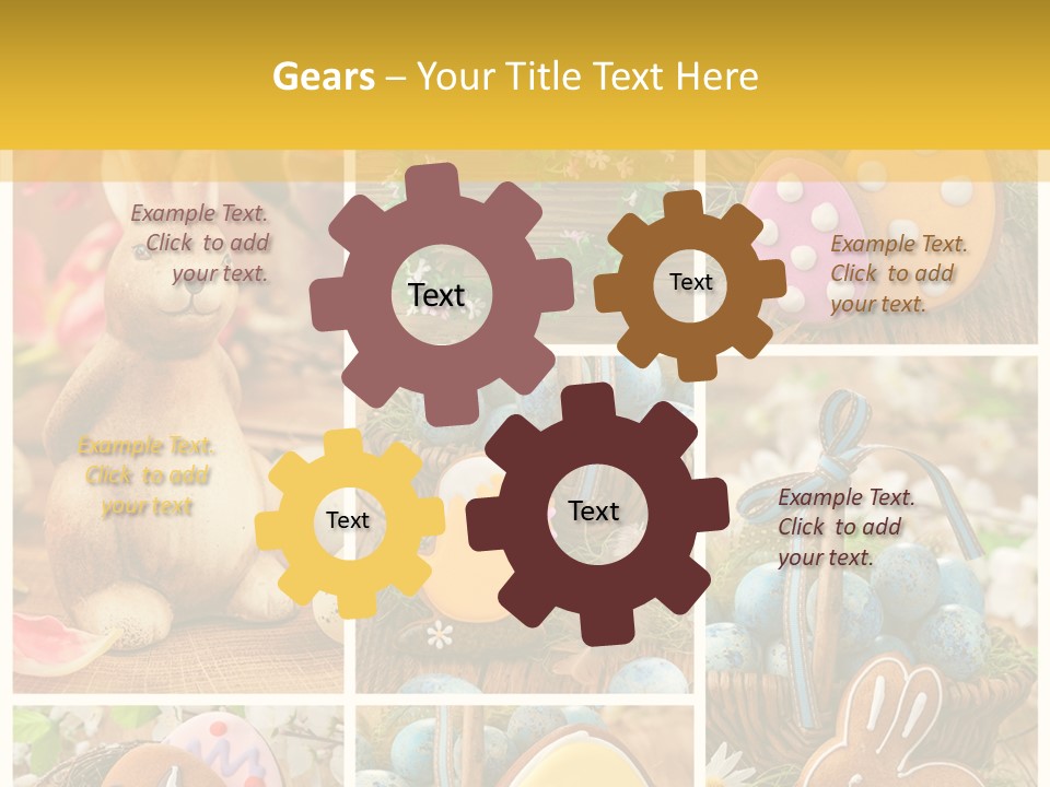 Flowers Bakery Nobody PowerPoint Template