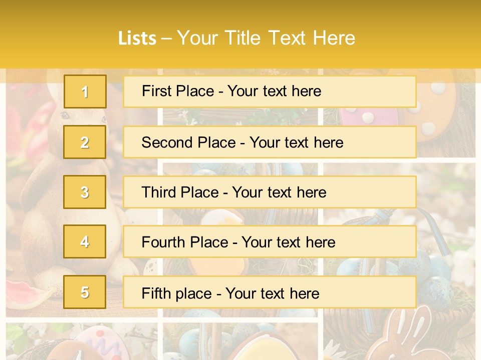 Flowers Bakery Nobody PowerPoint Template
