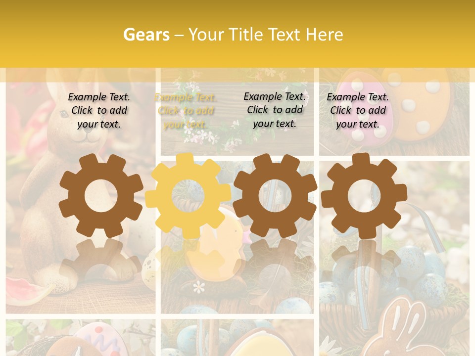 Flowers Bakery Nobody PowerPoint Template