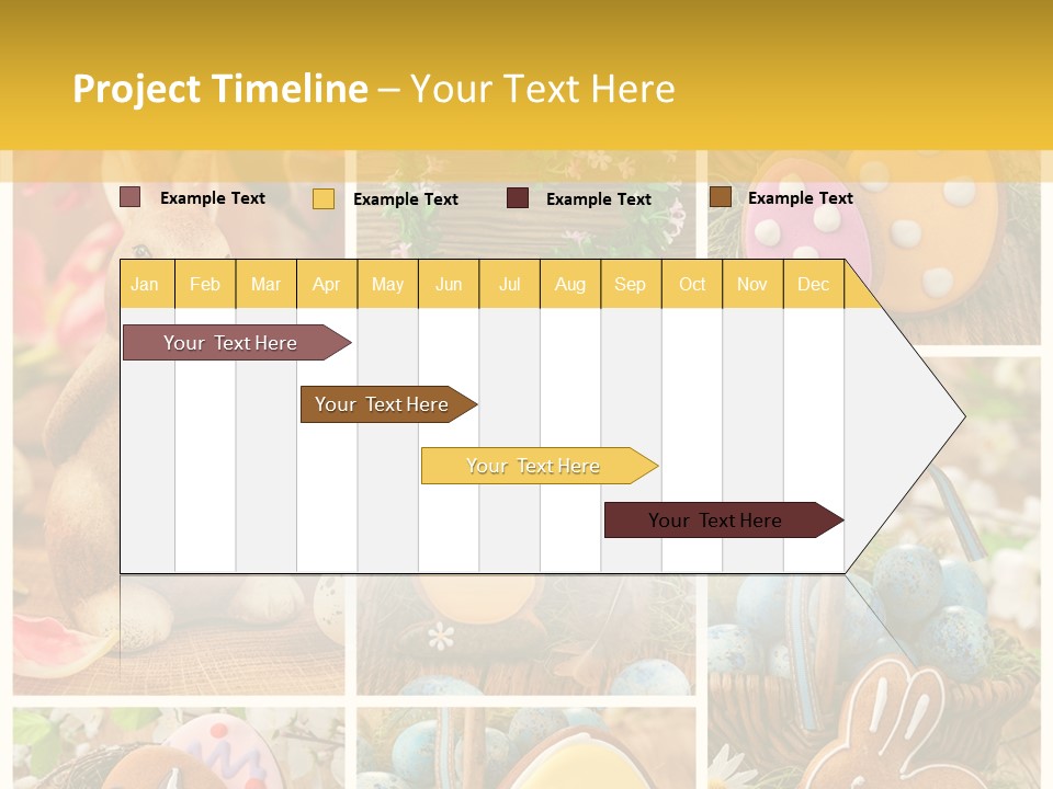 Flowers Bakery Nobody PowerPoint Template