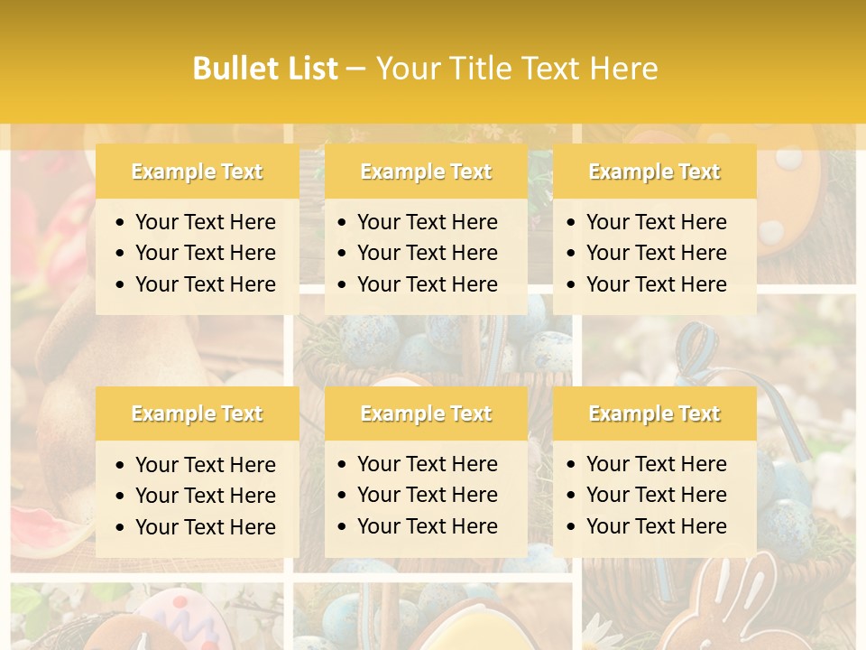Flowers Bakery Nobody PowerPoint Template