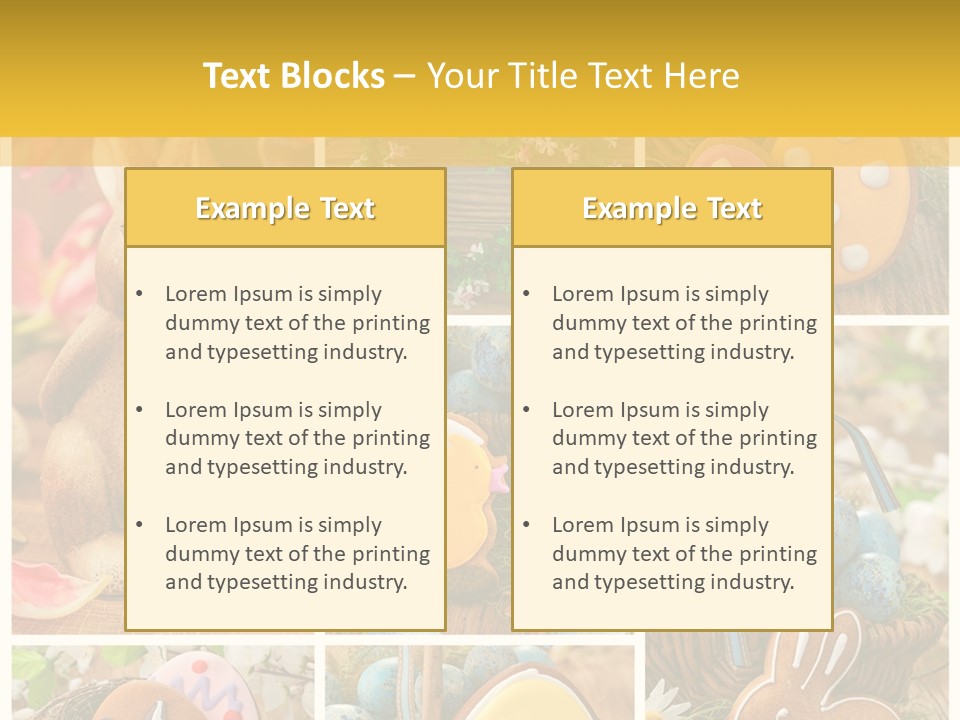 Flowers Bakery Nobody PowerPoint Template