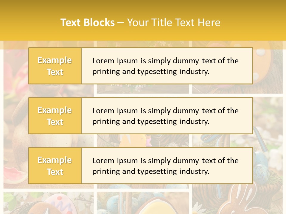 Flowers Bakery Nobody PowerPoint Template