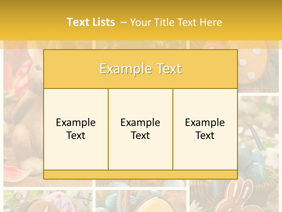 Flowers Bakery Nobody PowerPoint Template