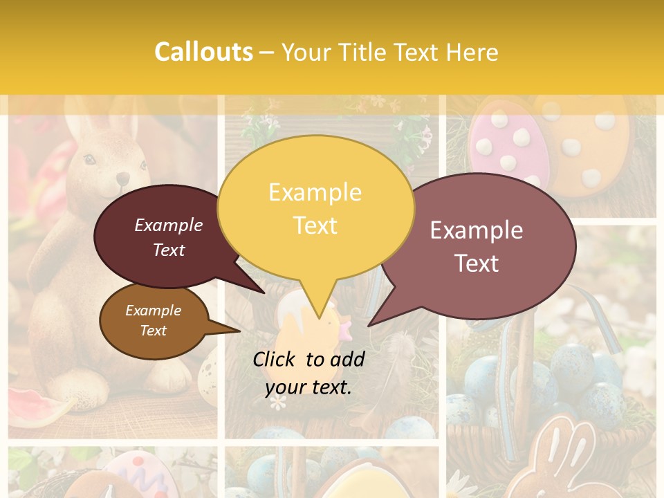 Flowers Bakery Nobody PowerPoint Template