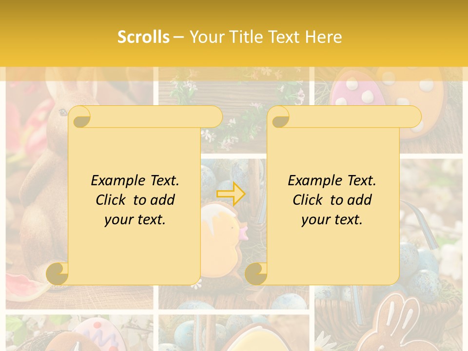 Flowers Bakery Nobody PowerPoint Template
