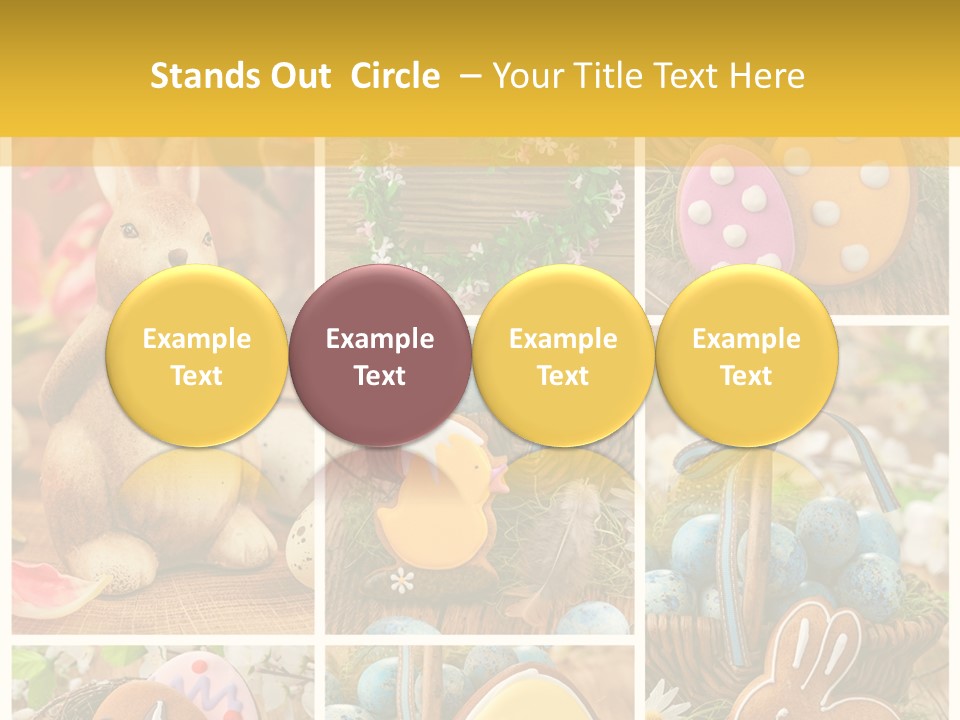 Flowers Bakery Nobody PowerPoint Template